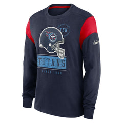 Tennessee Titans Rewind Playback Helmet Long Sleeve T-Shirt - Navy | Nike on sale