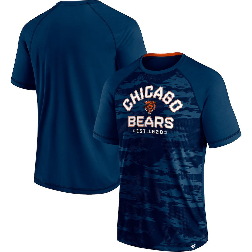 Chicago Bears Hail Mary Raglan T-Shirt - Navy outlet