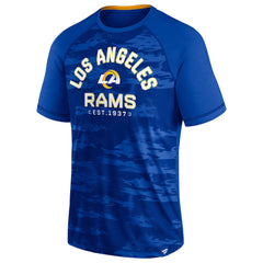 Los Angeles Rams Hail Mary Raglan T-Shirt - Royal discount