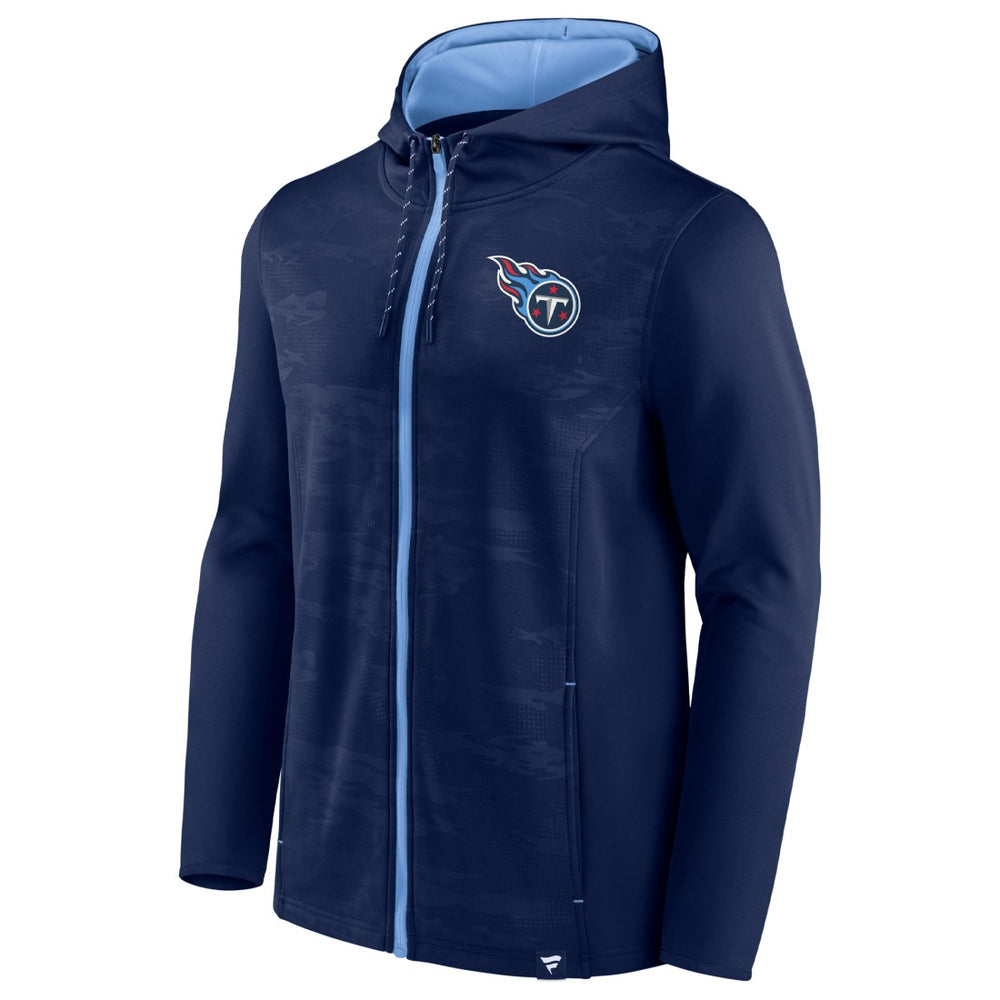 Tennessee Titans Ball Carrier Full-Zip Hoodie - Navy/Light Blue cheap