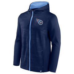 Tennessee Titans Ball Carrier Full-Zip Hoodie - Navy/Light Blue cheap