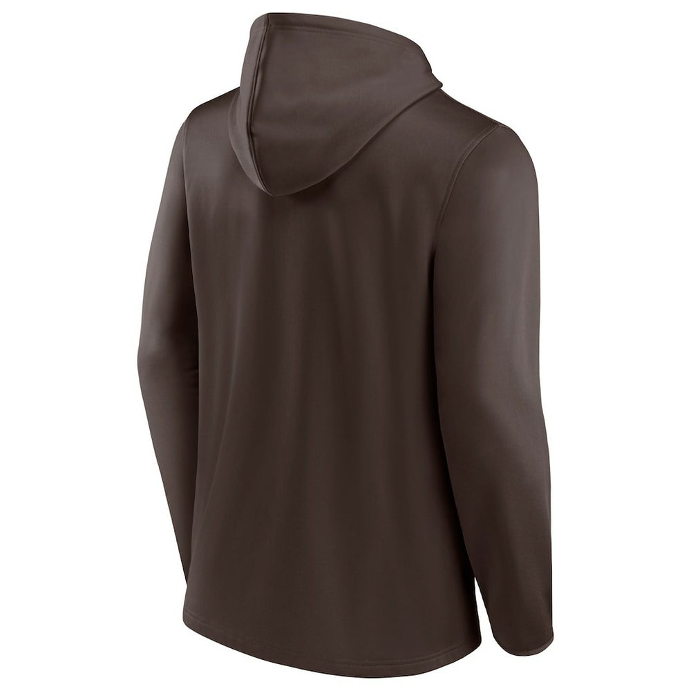 Cleveland Browns Ball Carrier Full-Zip Hoodie - Brown/Orange on sale