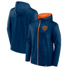 Chicago Bears Ball Carrier Full-Zip Hoodie - Navy sale