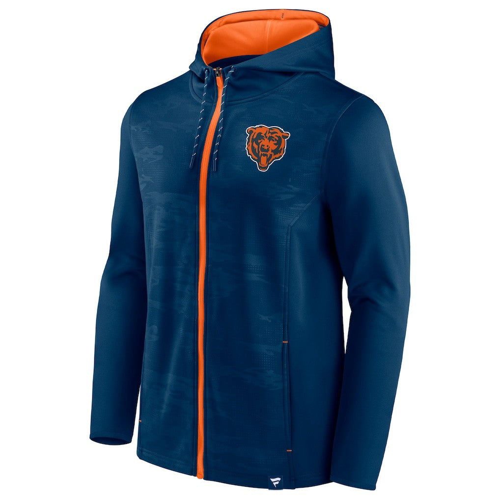 Chicago Bears Ball Carrier Full-Zip Hoodie - Navy sale