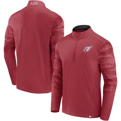 Arizona Cardinals Ringer Quarter-Zip Jacket - Cardinal discount