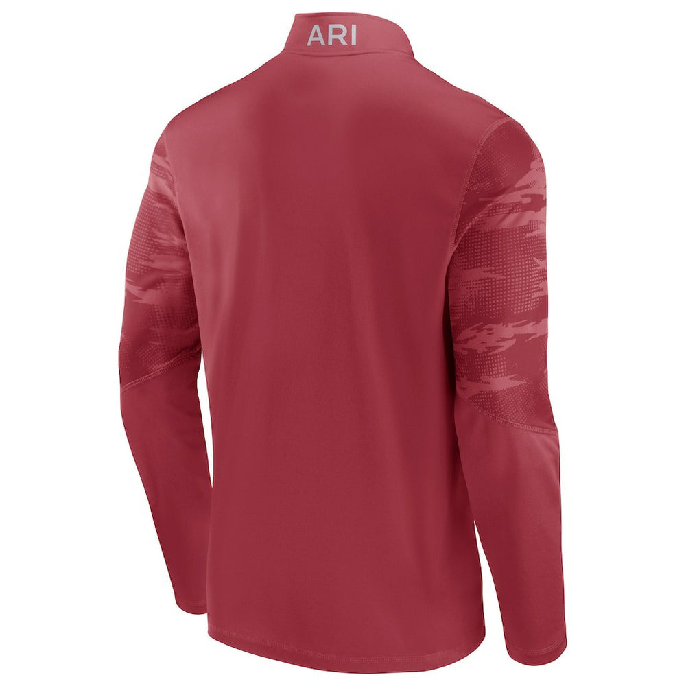 Arizona Cardinals Ringer Quarter-Zip Jacket - Cardinal discount