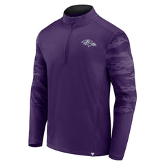 Baltimore Ravens Ringer Quarter-Zip Jacket - Purple sale