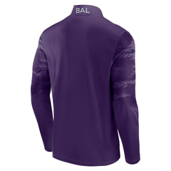 Baltimore Ravens Ringer Quarter-Zip Jacket - Purple sale