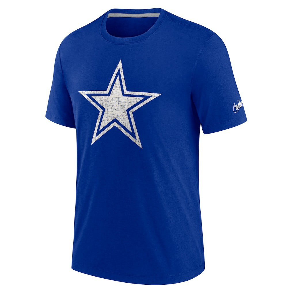Dallas Cowboys Playback Logo Tri-Blend T-Shirt - Royal | Nike sale