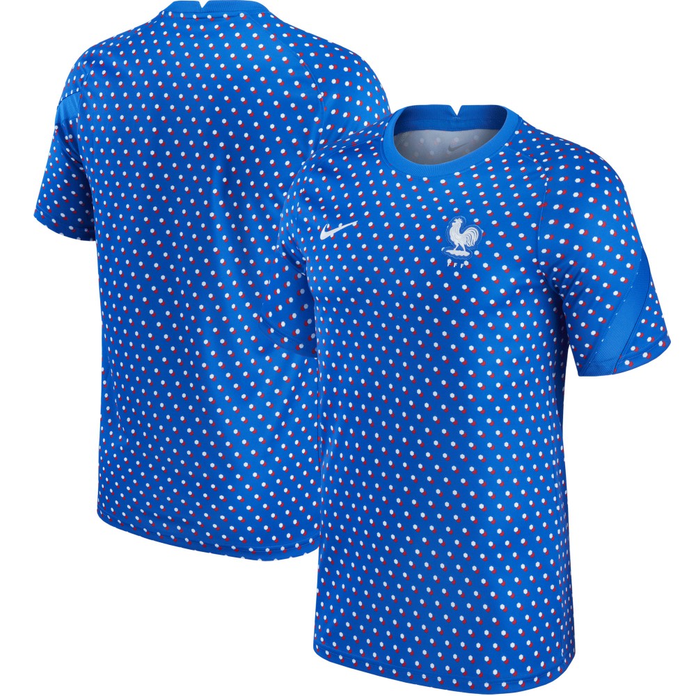 France Women's National Team 2021/22 Pre-Match Top - Blue | Nike sale