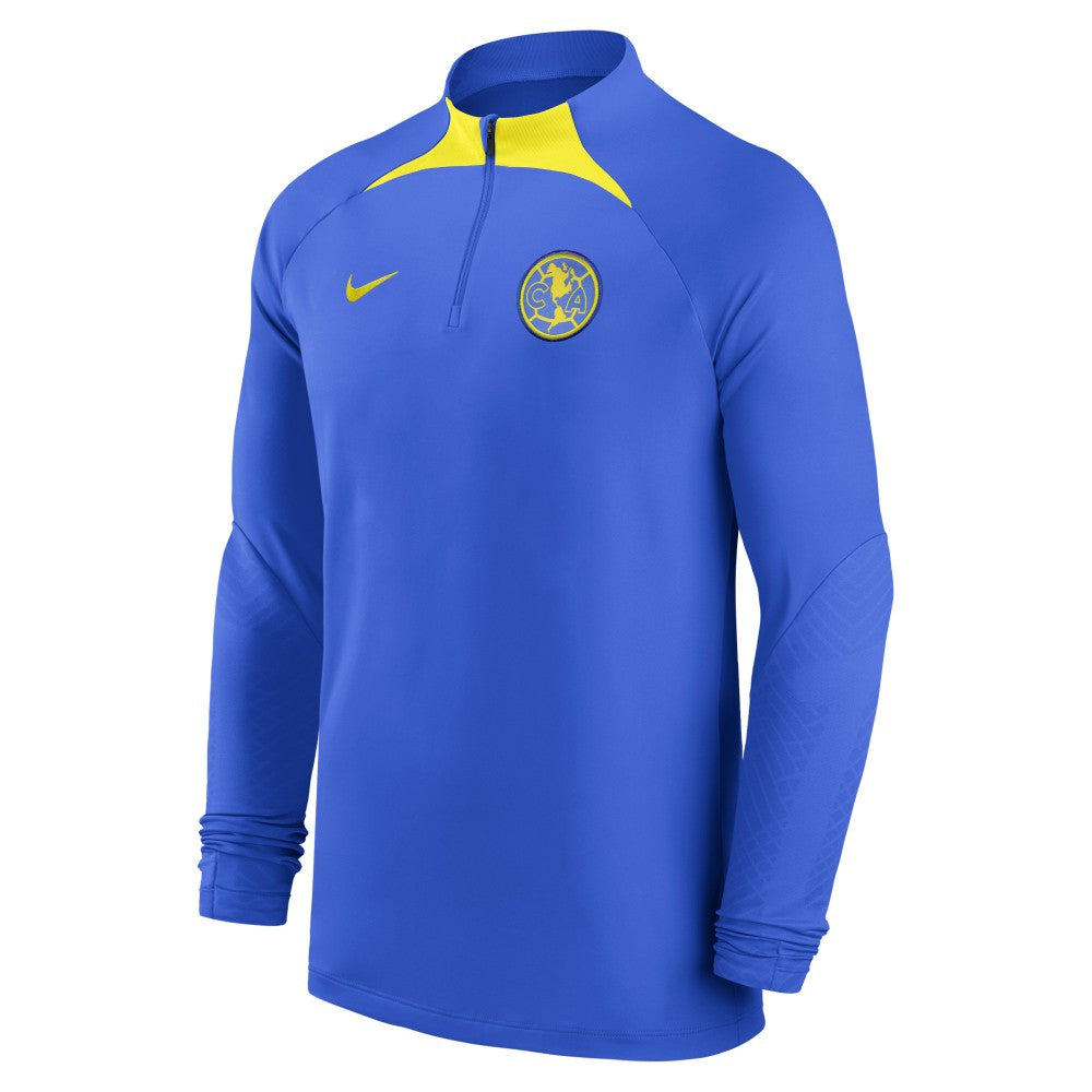 Club America 2022/23 Strike Drill Performance Raglan Quarter-Zip Long Sleeve Top - Blue | Nike shop