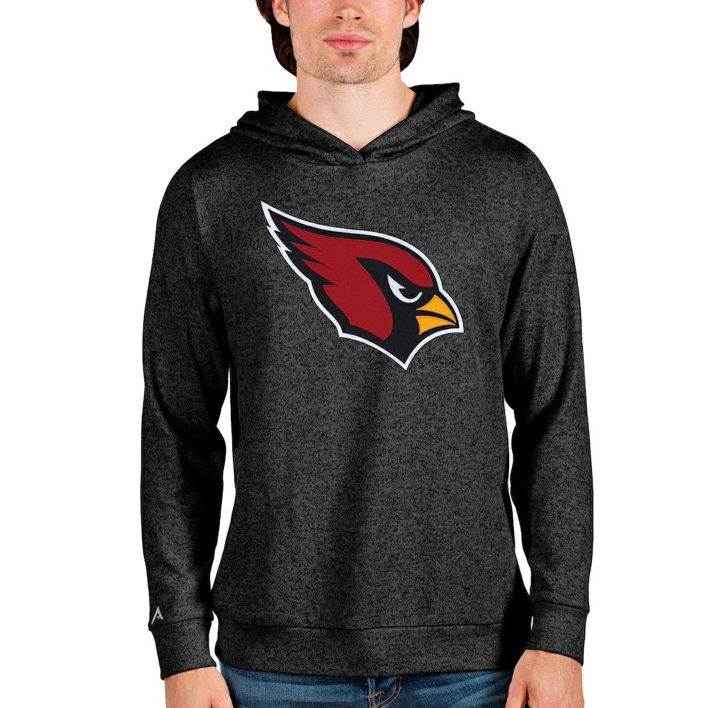 Arizona Cardinals Antigua Team Absolute Pullover Hoodie - Heathered Black for sale