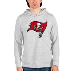 Tampa Bay Buccaneers Antigua Team Absolute Pullover Hoodie - Heathered Gray on sale