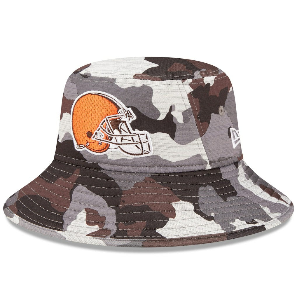 Cleveland Browns New Era 2022 NFL Training Camp Bucket Hat - Camo outlet