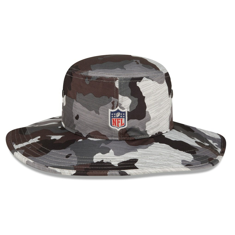 Cleveland Browns New Era 2022 NFL Training Camp Historic Logo Panama Bucket Hat - Camo sale