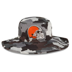 Cleveland Browns New Era 2022 NFL Training Camp Panama Bucket Hat - Camo for sale