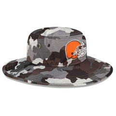 Cleveland Browns New Era 2022 NFL Training Camp Panama Bucket Hat - Camo for sale