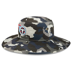 Tennessee Titans New Era 2022 NFL Training Camp Panama Bucket Hat - Camo on sale