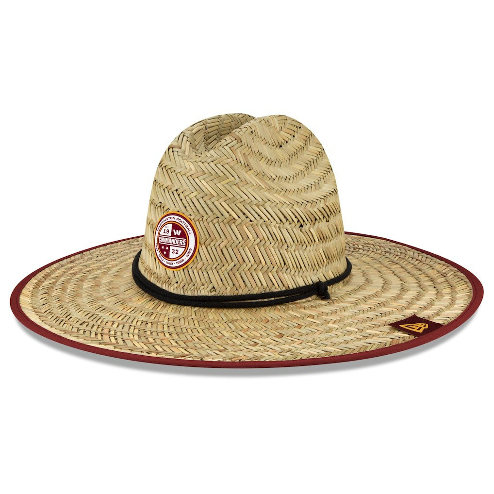 Washington Commanders New Era 2022 NFL Training Camp Straw Lifeguard Hat - Natural outlet