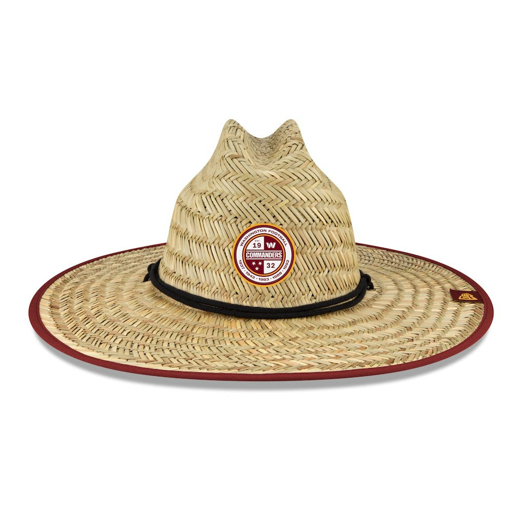 Washington Commanders New Era 2022 NFL Training Camp Straw Lifeguard Hat - Natural outlet