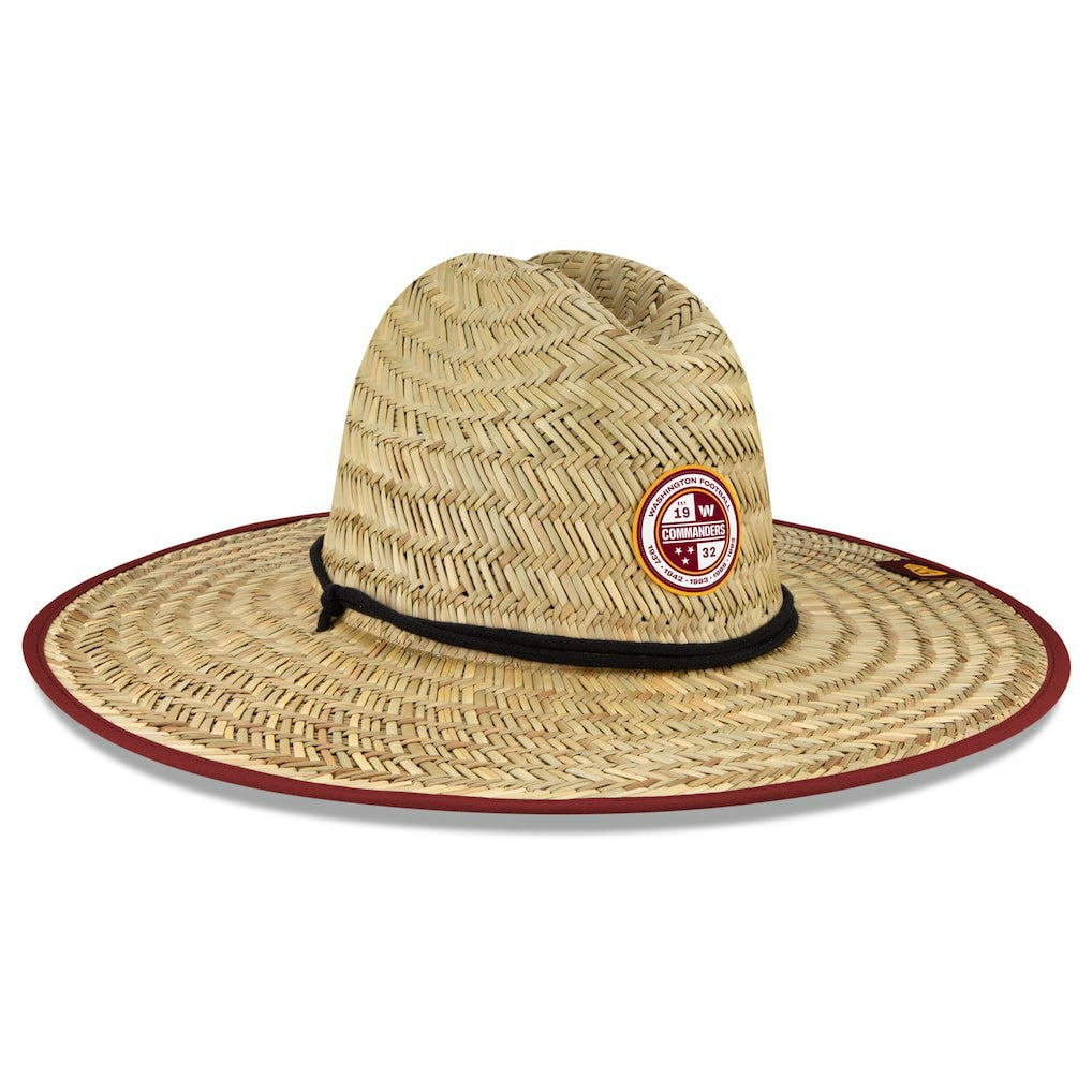 Washington Commanders New Era 2022 NFL Training Camp Straw Lifeguard Hat - Natural outlet