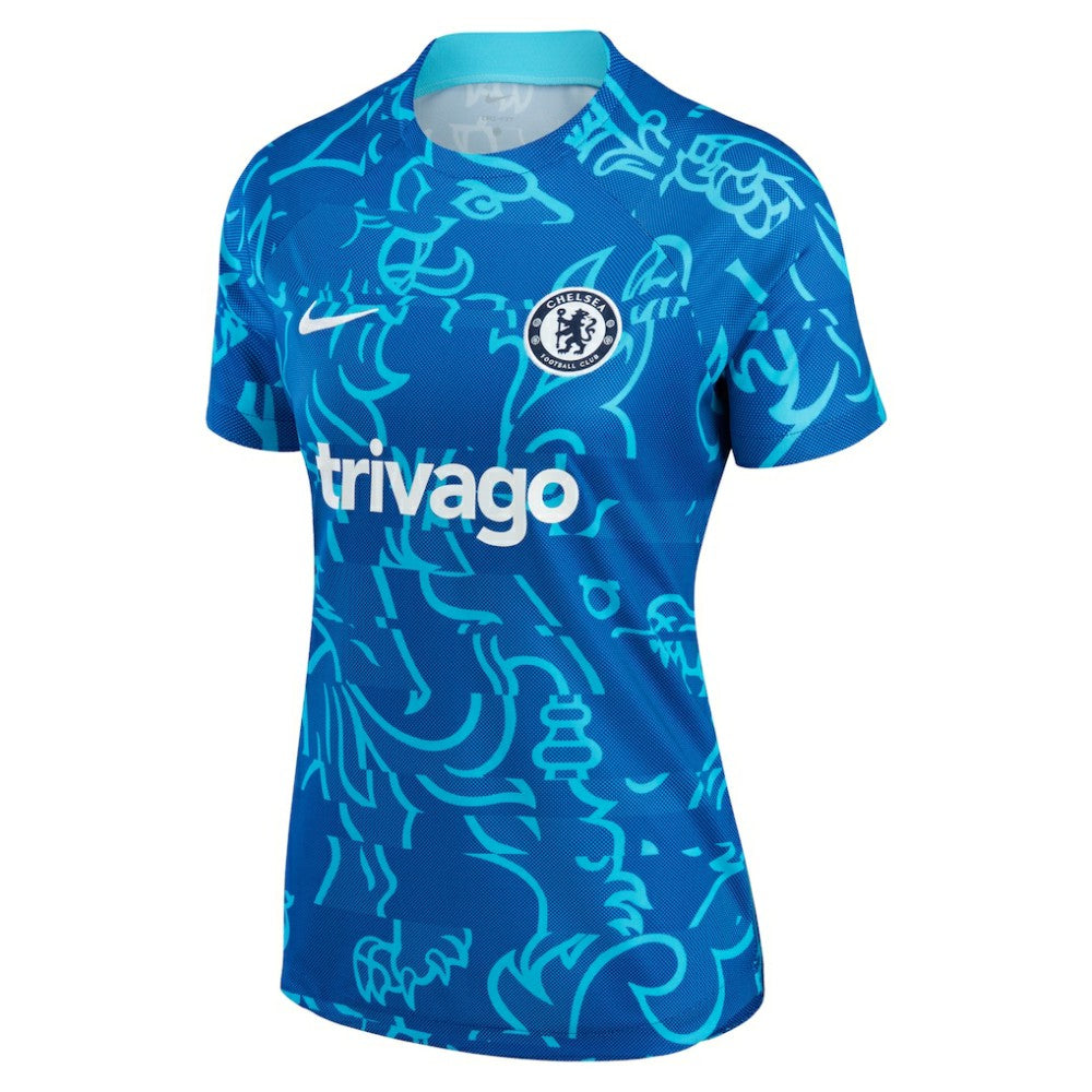 Chelsea Women's 2022/23 Pre-Match Home Performance Top - Blue | Nike cheap