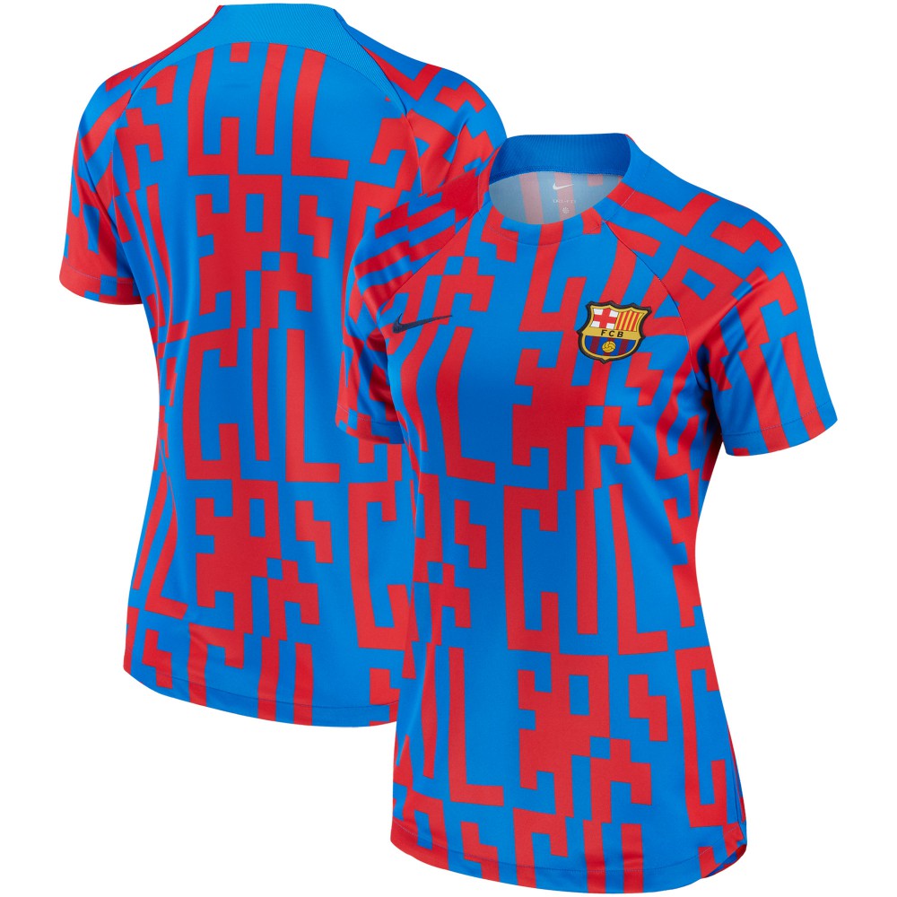 Barcelona Women's 2022/23 Pre-Match Home Performance Top - Blue | Nike discount