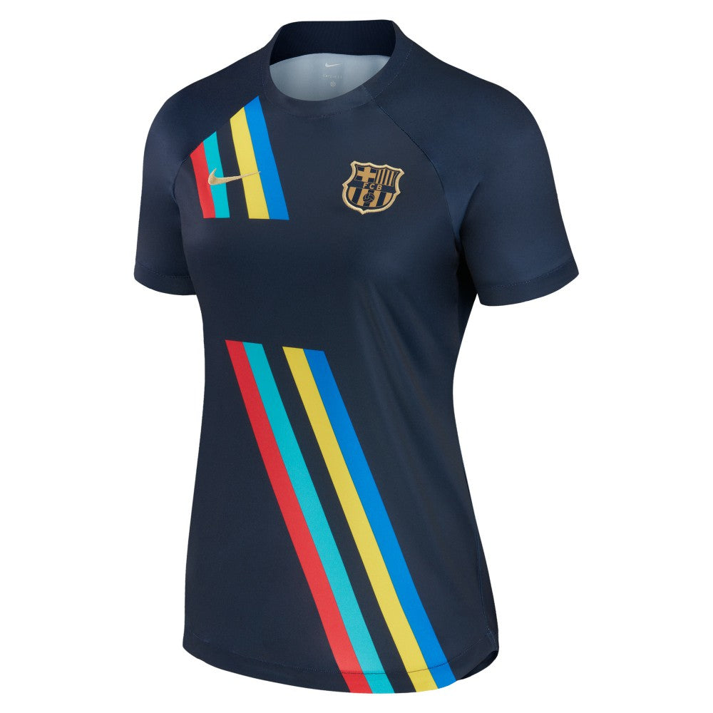 Barcelona Women's 2022/23 Pre-Match AWAY Performance Top - Navy | Nike outlet