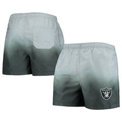 Las Vegas Raiders FOCO Dip-Dye Swim Shorts - Black/ on sale