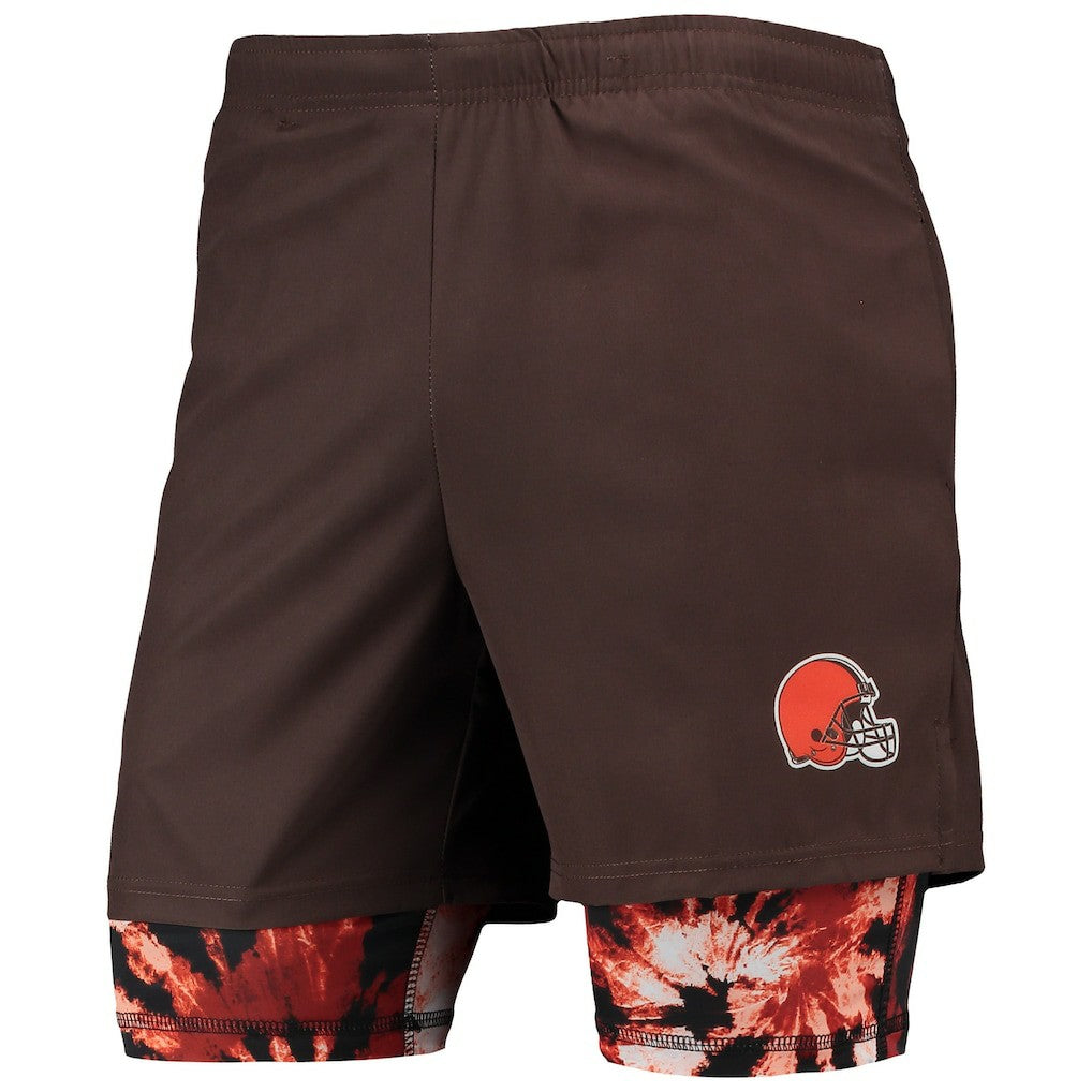Cleveland Browns FOCO Running Shorts - Brown discount