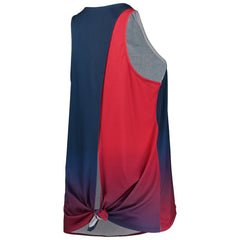 Boston Red Sox FOCO Women's Gradient Tie-Back Racerback Tank Top - Navy