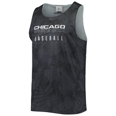 Chicago White Sox FOCO Floral Reversible Mesh Tank Top - Black