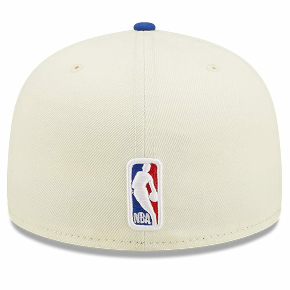 Philadelphia 76ers 2022 NBA Draft 59FIFTY Fitted Hat - Cream/Royal | New Era cheap