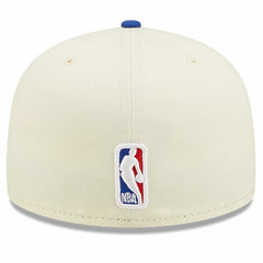 Philadelphia 76ers 2022 NBA Draft 59FIFTY Fitted Hat - Cream/Royal | New Era cheap