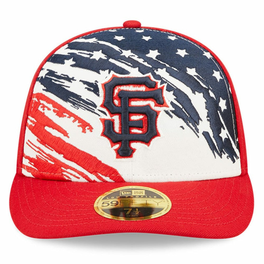 San Francisco Giants 2022 4th of July Low Profile 59FIFTY Fitted Hat - Red | New Era