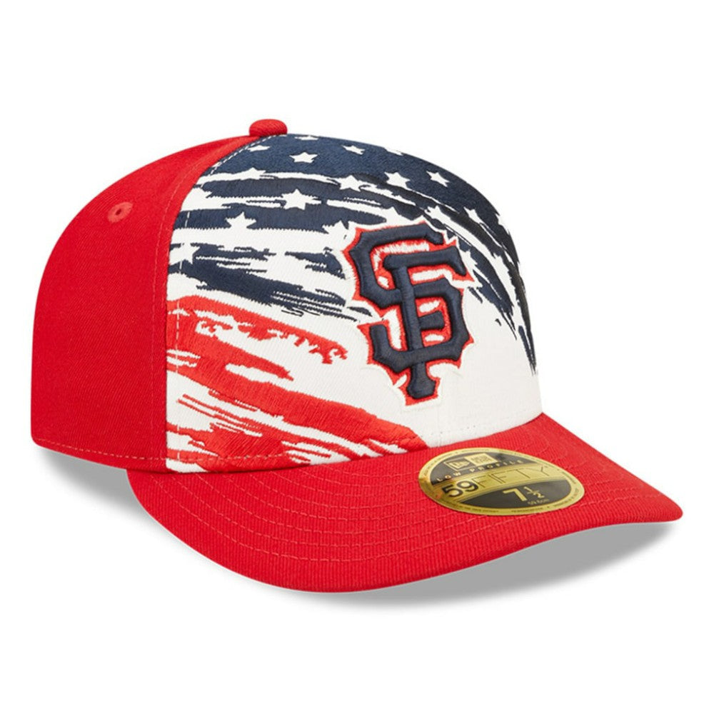 San Francisco Giants 2022 4th of July Low Profile 59FIFTY Fitted Hat - Red | New Era