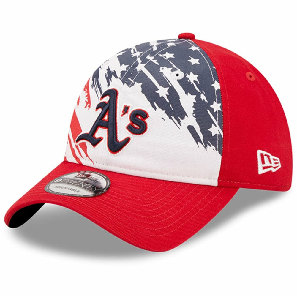 Athletics 2022 4th of July 9TWENTY Adjustable Hat - Red | New Era