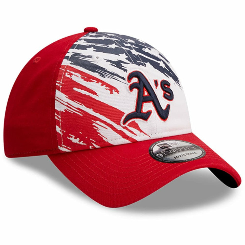 Athletics 2022 4th of July 9TWENTY Adjustable Hat - Red | New Era