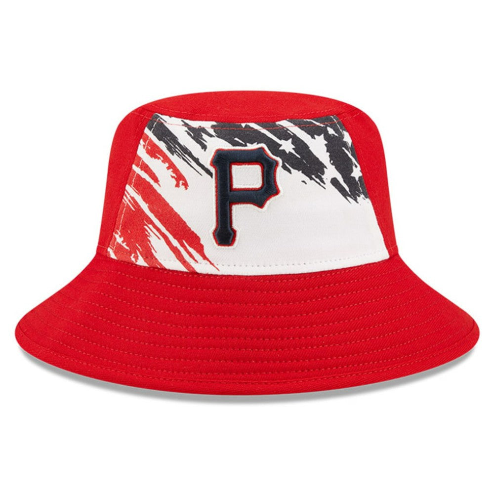 Pittsburgh Pirates 2022 4th of July Bucket Hat - Red | New Era