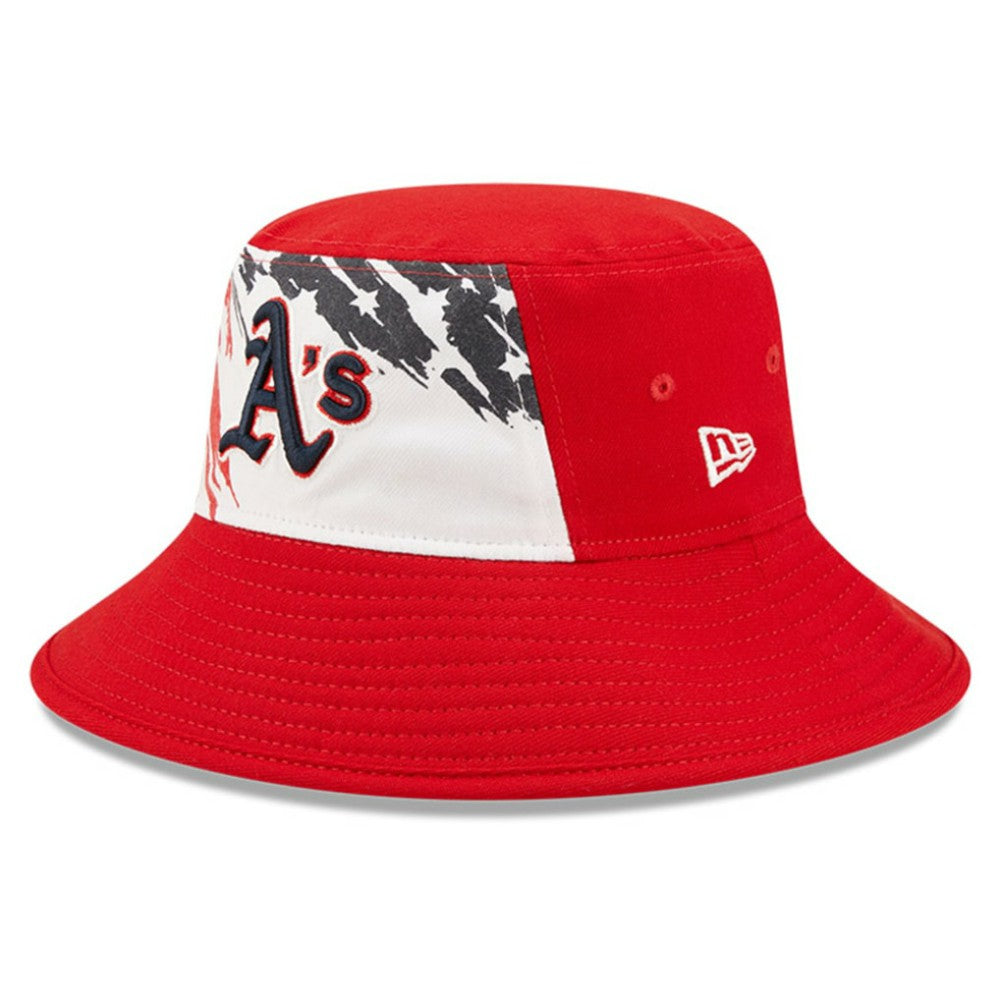 Athletics 2022 4th of July Bucket Hat - Red | New Era