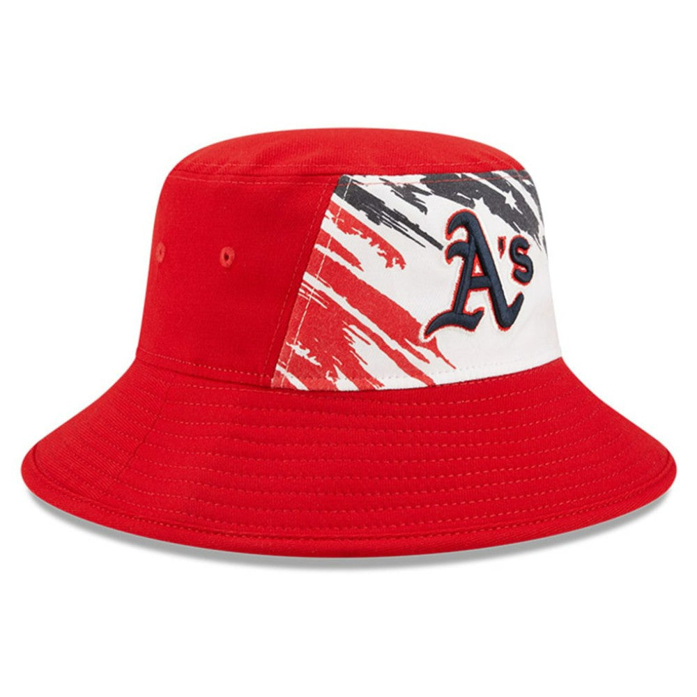 Athletics 2022 4th of July Bucket Hat - Red | New Era