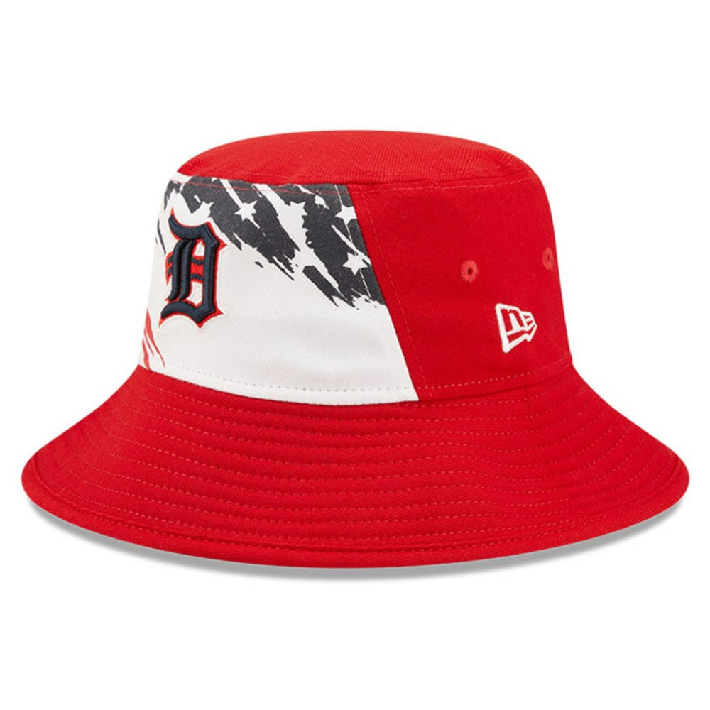 Detroit Tigers 2022 4th of July Bucket Hat - Red | New Era