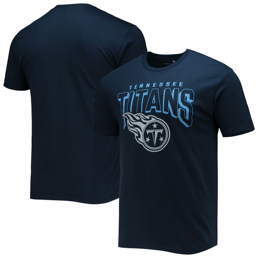 Tennessee Titans Junk Food Bold Logo T-Shirt - Navy for sale