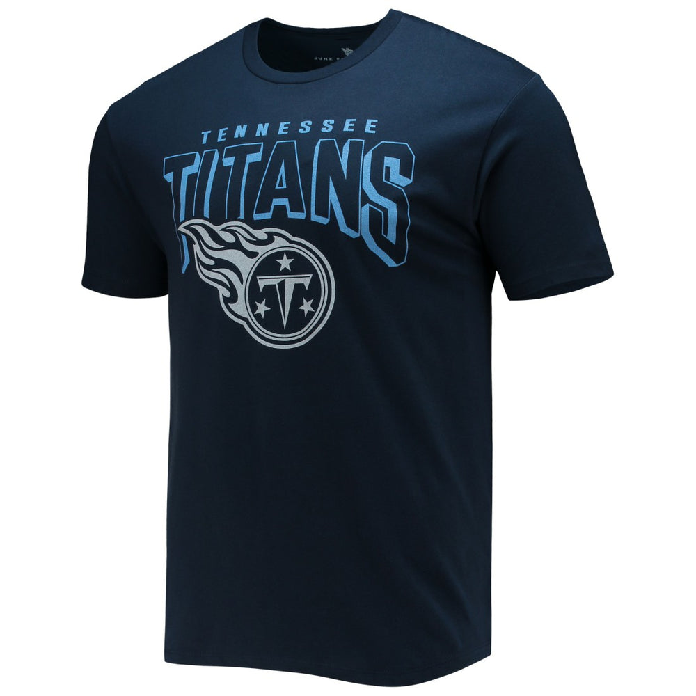Tennessee Titans Junk Food Bold Logo T-Shirt - Navy for sale