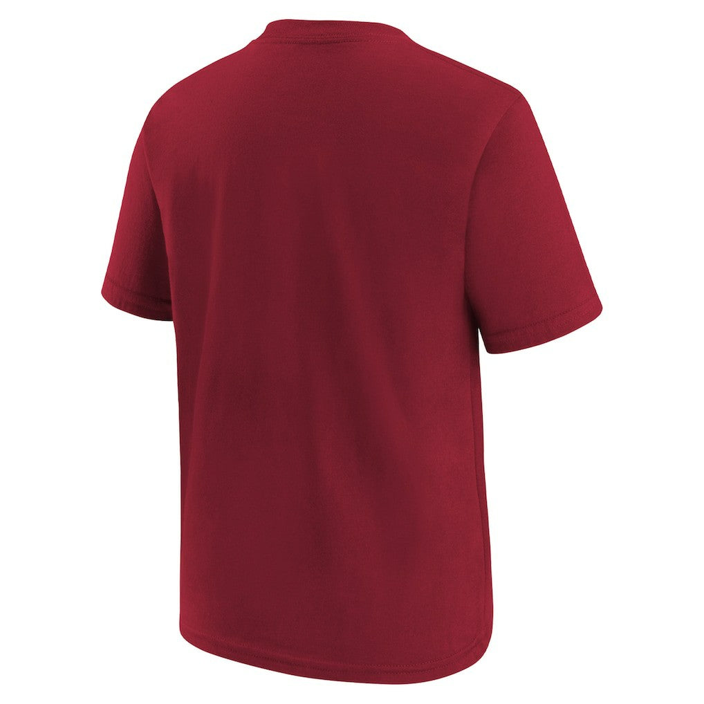 San Francisco 49ers Preschool Team Wordmark T-Shirt - Scarlet | Nike for sale