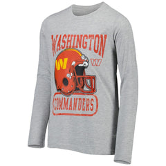 Washington Commanders Youth Head-to-Head Long Sleeve T-Shirt - Heathered Gray outlet