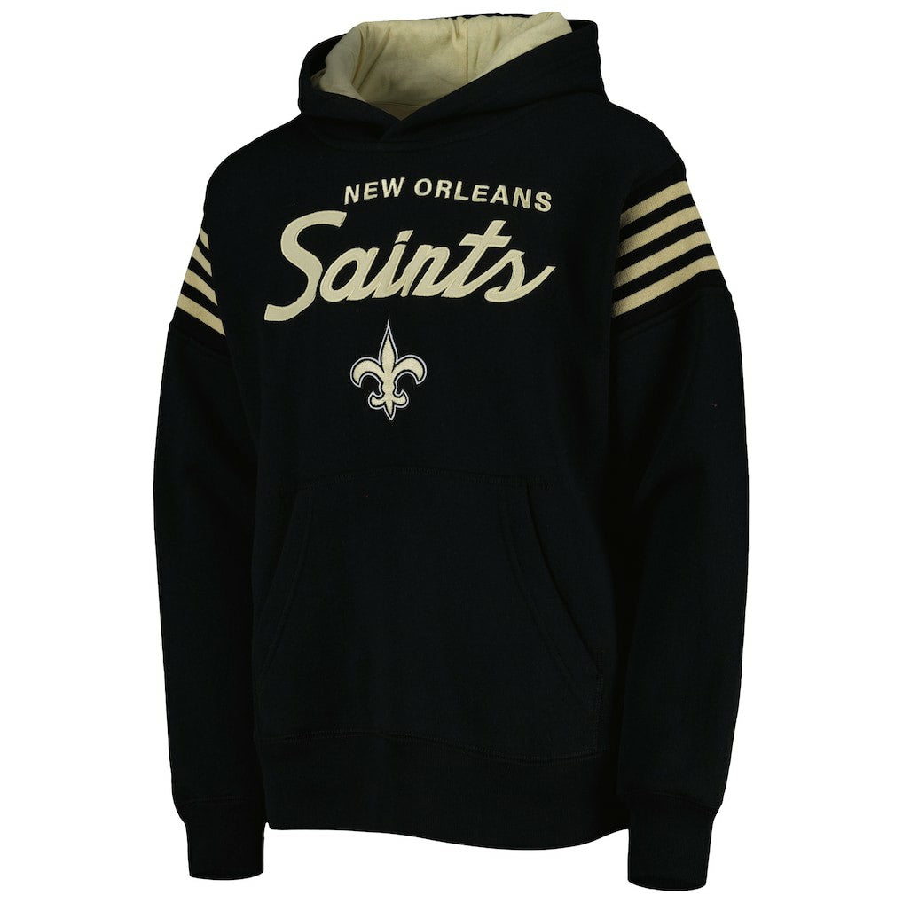 New Orleans Saints Youth The Champ Is Here Pullover Hoodie - Black on sale