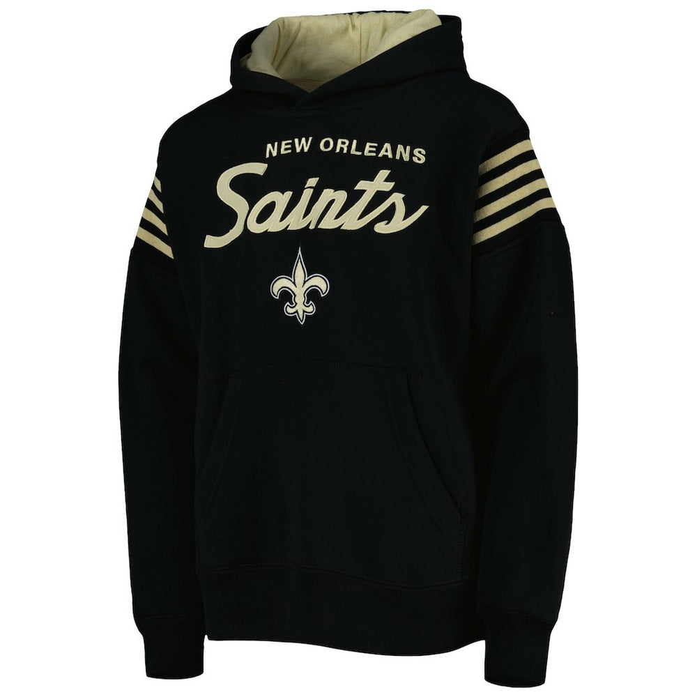 New Orleans Saints Youth The Champ Is Here Pullover Hoodie - Black on sale