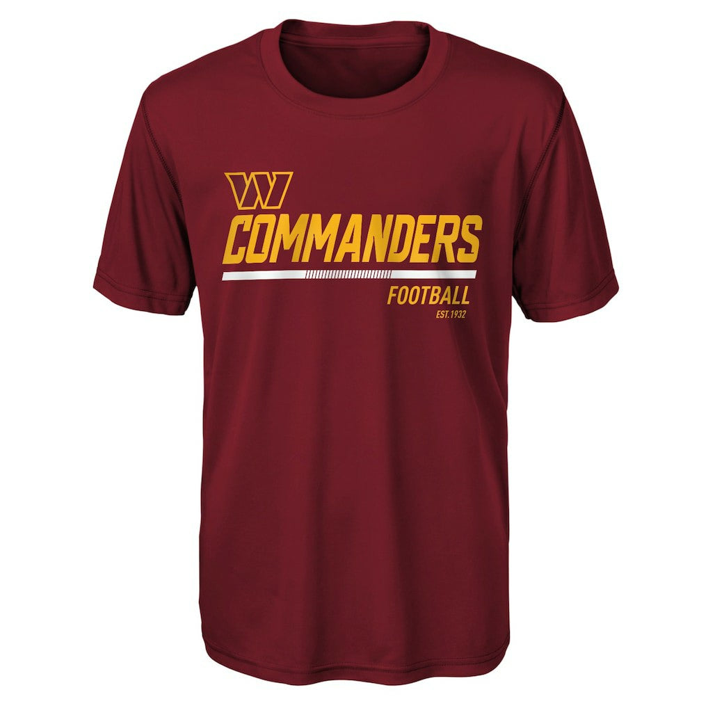 Washington Commanders Youth Engaged T-Shirt - Burgundy on sale