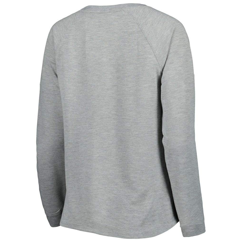 Chicago Bears Juniors All Striped Up Raglan Long Sleeve T-Shirt - Heathered Gray online